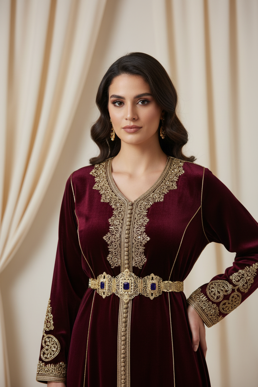 Ceinture Cristaux Cérémonie - Accessoire Caftan Takchita