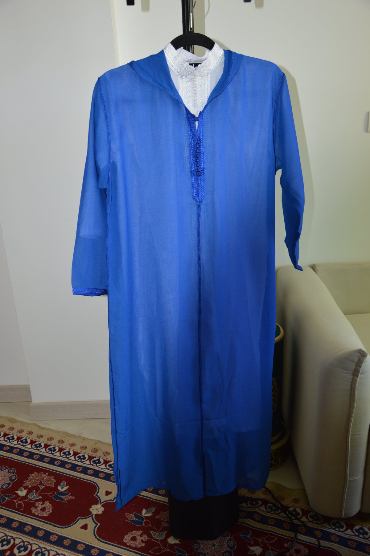 Djellaba Bleu Roi Garçon – Tenue Traditionnelle Marocaine