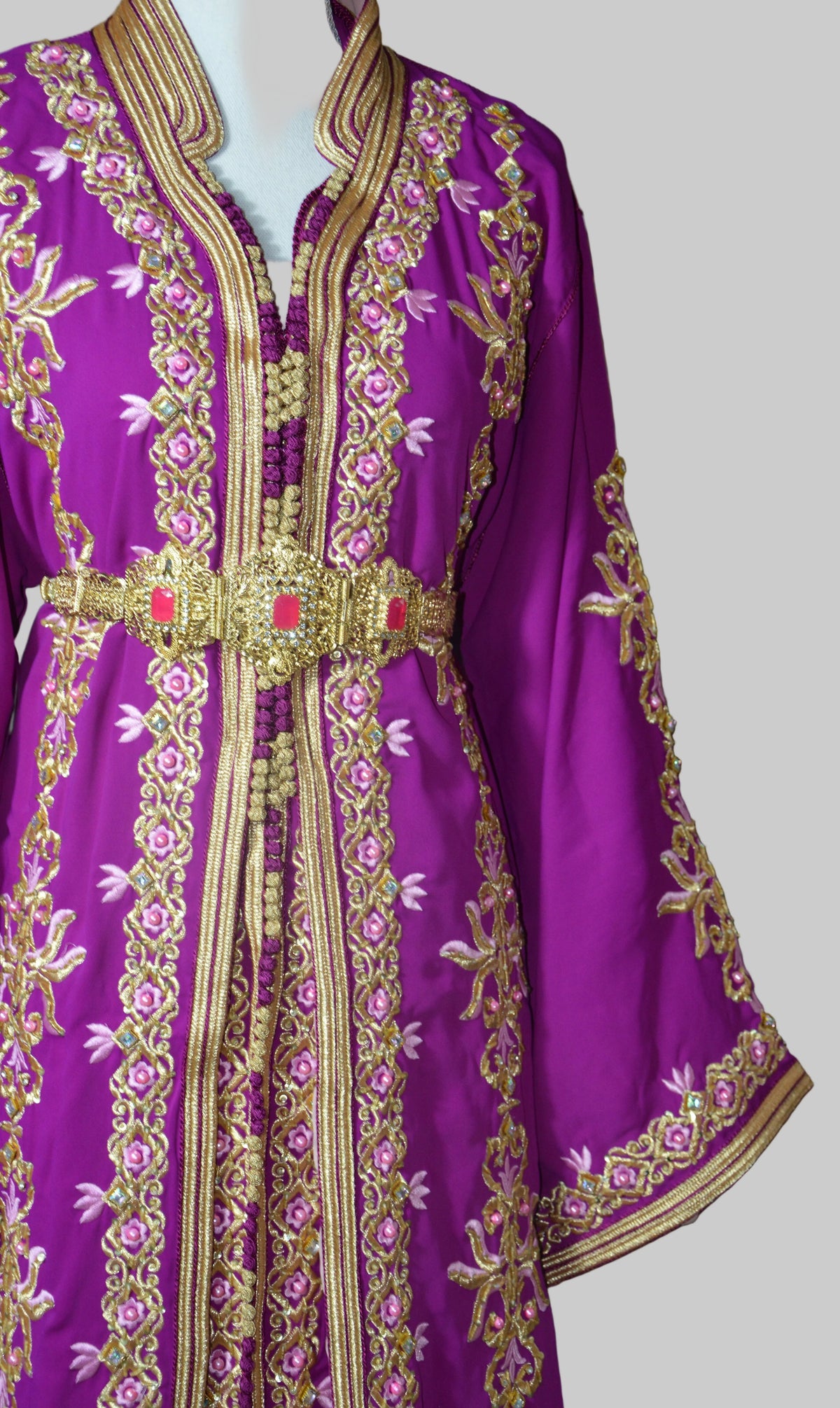Fuchsia Pearl Takchita - Artisan Luxury