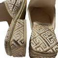Babouche Marocaine Artisanale BRODE OR