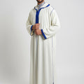 Djellaba Bleu Blanc