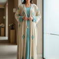 Kimono Velours 4 Pièces Luxe - Blanc Pur
