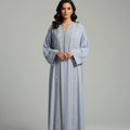 Kimono Gris Clair – Élégance Apaisée & Grâce Orientale