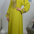 GANDOURA FARASHA VERT BRODE