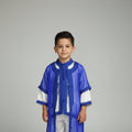 Boy's Blue Jabador – Moroccan Traditional Outfit