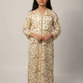 Takchita Blanche Fille - Caftan Marocain Enfant de Luxe