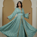 Takchita Céleste Bleu Turquoise – Élégance Royale