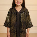 Takchita Sequin Marron Fille - Caftan Marocain Enfant de Luxe