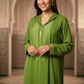Jellaba Verte - Fraîcheur et Élégance Marocaine