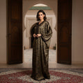 Gandoura Panthère Marron - Caftan Marocain de Luxe