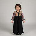 Robe Sari Noir Baby - Robe Marocaine de Luxe