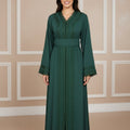Caftan Malaik - Royal Green Elegance